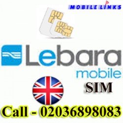 Lebara UK Network Pay As You Go Sim
